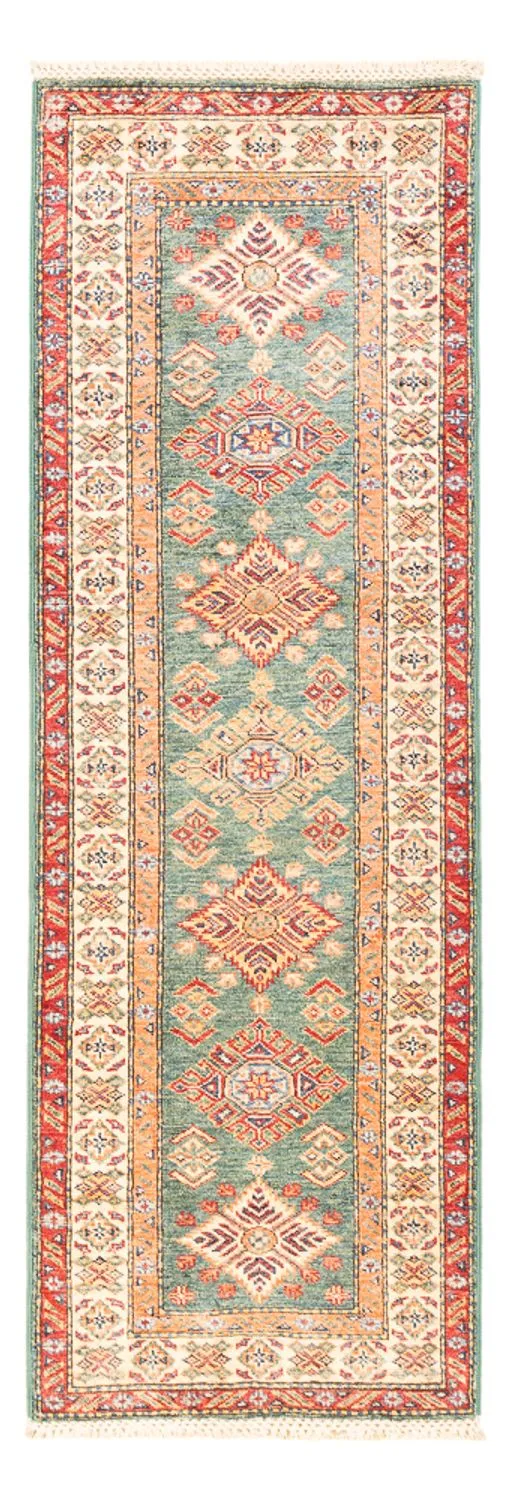 Läufer Ziegler - Kazak - 58 x 178 cm - hellgrün