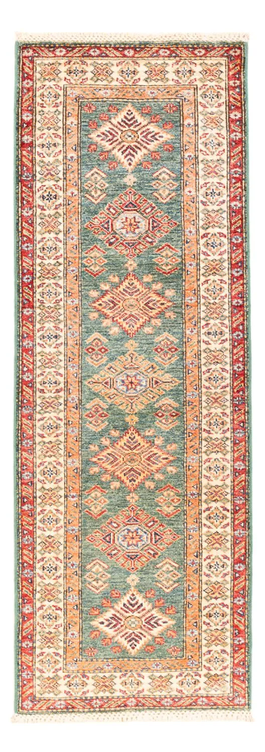 Läufer Ziegler - Kazak - 61 x 181 cm - hellgrün