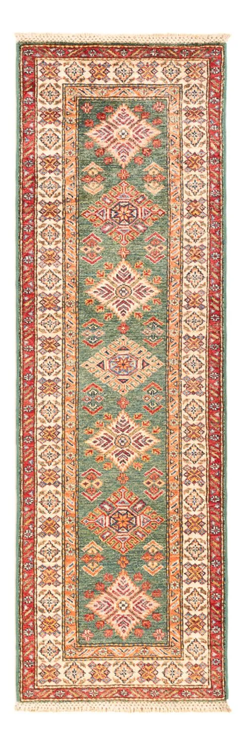 Läufer Ziegler - Kazak - 59 x 183 cm - grün