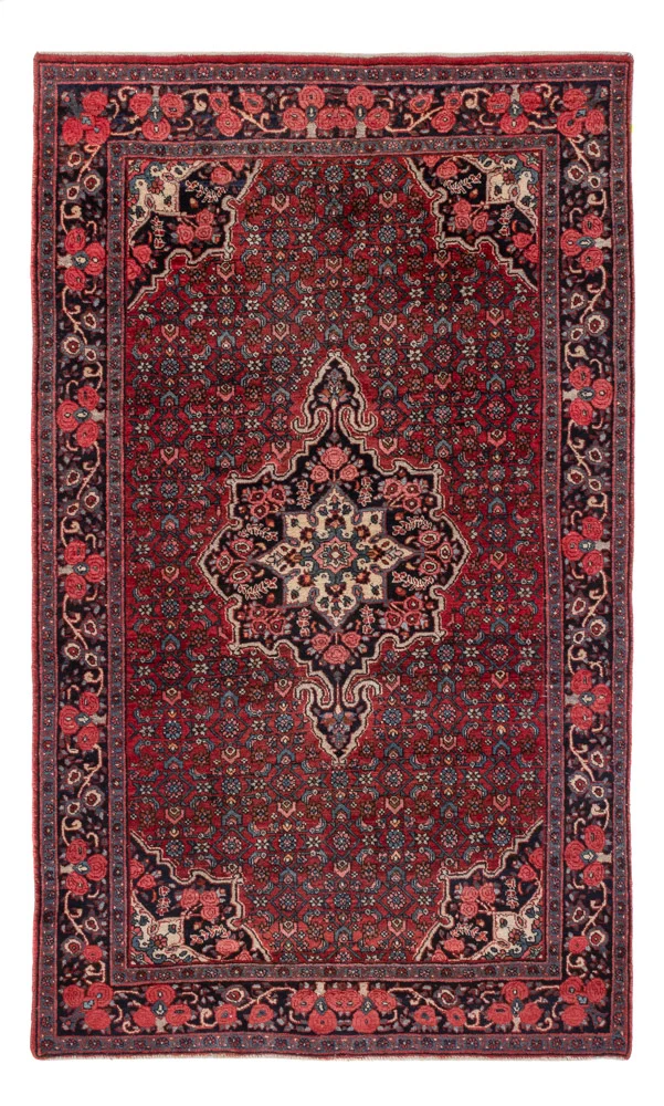 Perserteppich - Nomadic - 126 x 206 cm - rot