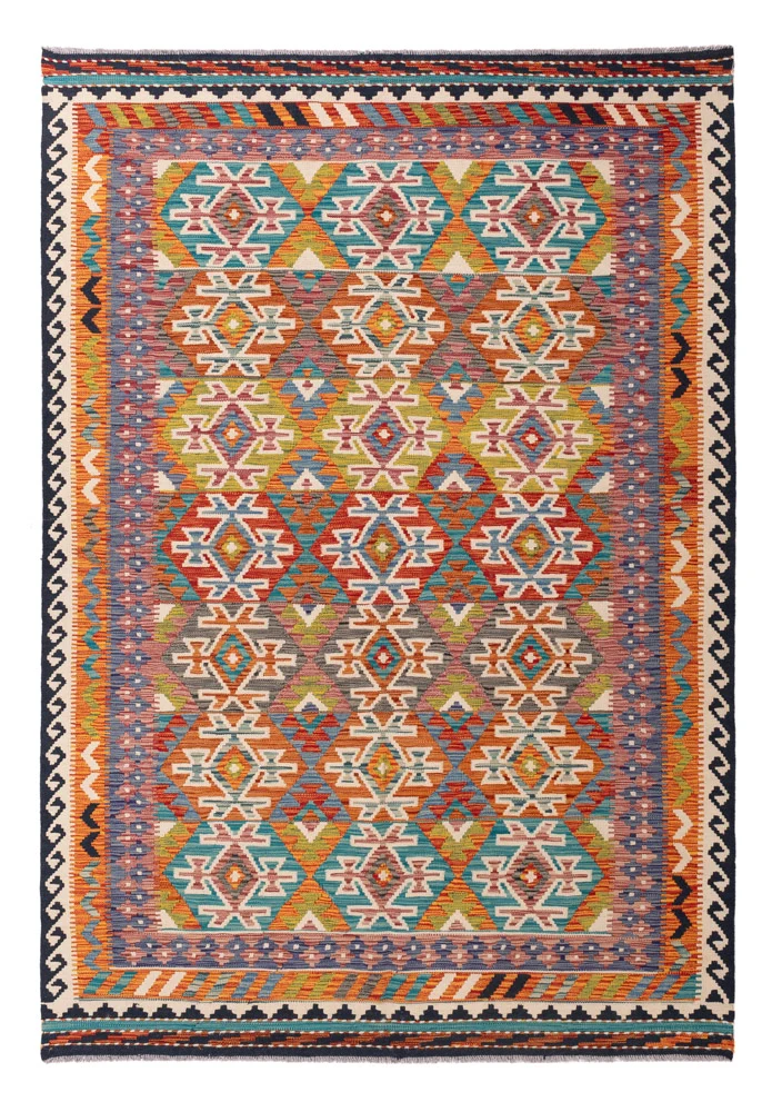 Kelim Teppich - Splash - 174 x 250 cm - bunt