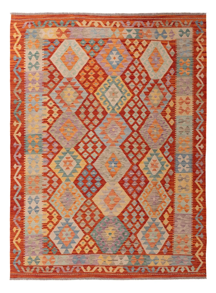 Kelim Teppich - Splash - 181 x 240 cm - bunt