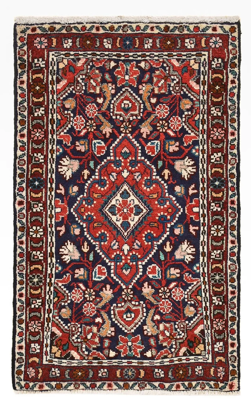 Perserteppich - Nomadic - 54 x 93 cm - dunkelrot