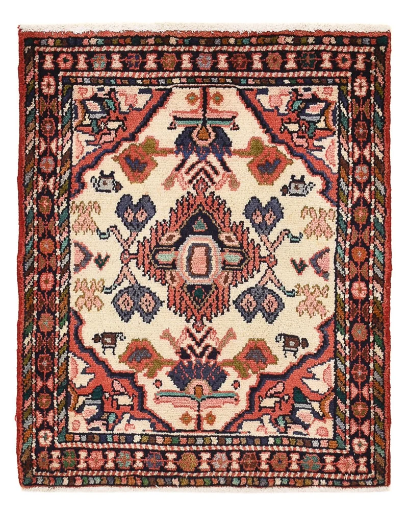 Perserteppich - Nomadic - 60 x 75 cm - mehrfarbig