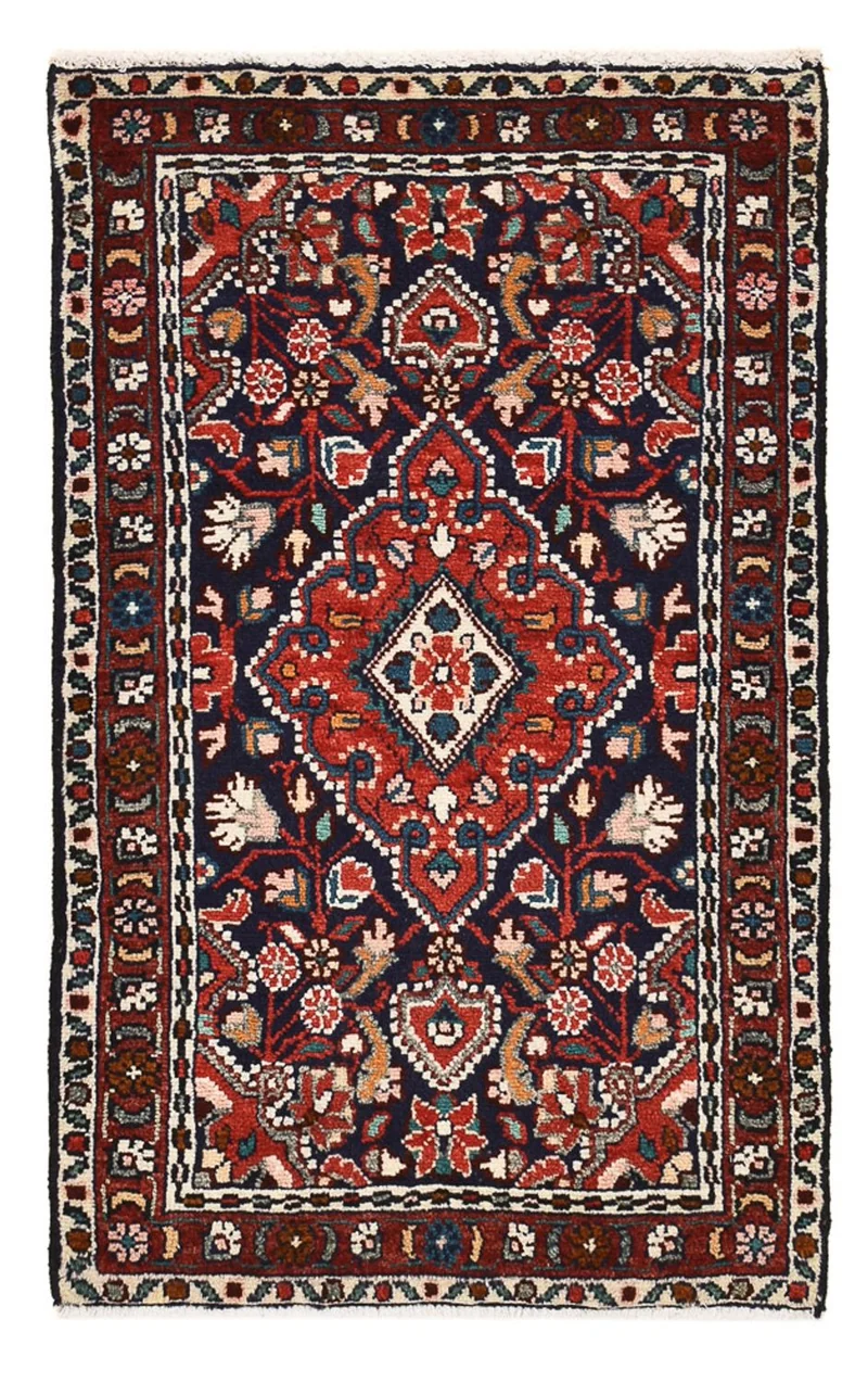 Perserteppich - Nomadic - 53 x 90 cm - dunkelrot