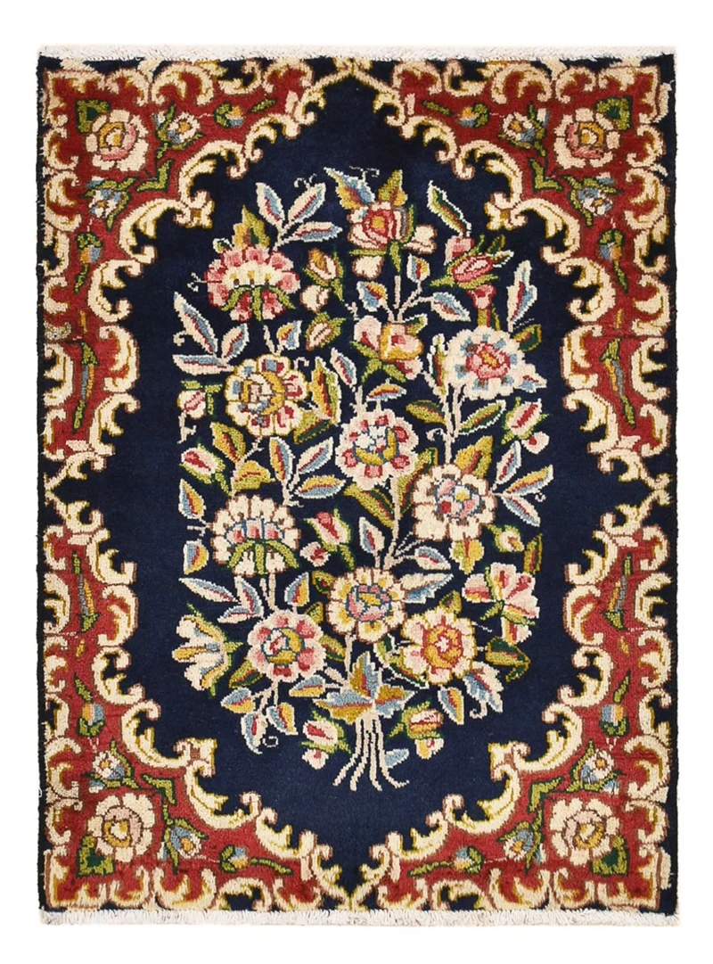 Perserteppich - Nomadic - 53 x 70 cm - dunkelblau