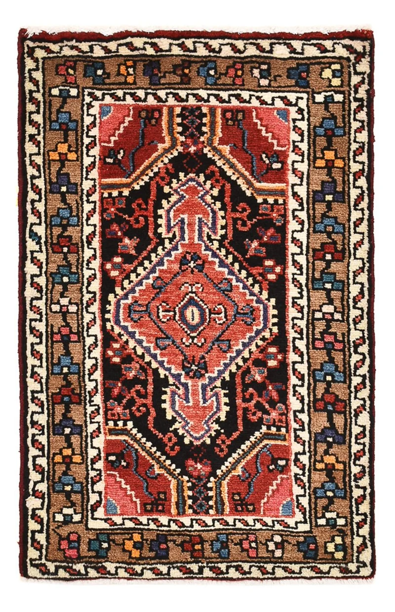 Perserteppich - Nomadic - 52 x 83 cm - hellrot