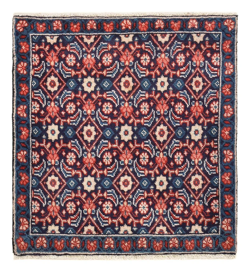 Perserteppich - Nomadic quadratisch - 60 x 65 cm - mehrfarbig