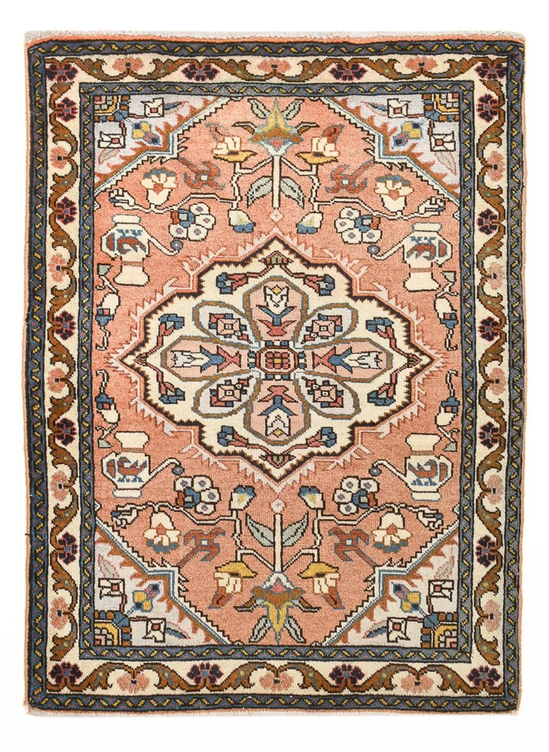 Perserteppich - Nomadic - 68 x 95 cm - hellrot