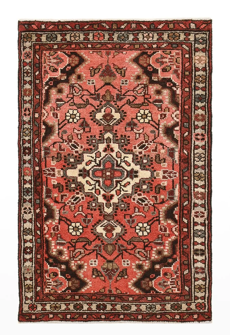 Perserteppich - Nomadic - 62 x 100 cm - hellrot