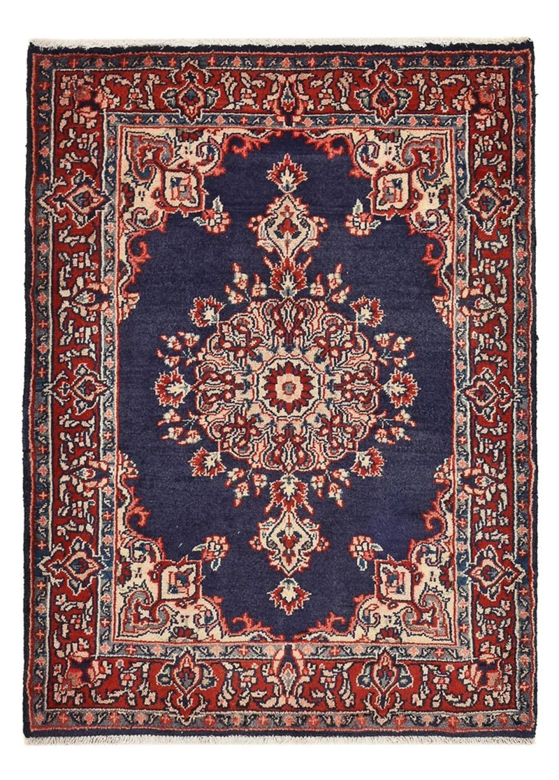 Perserteppich - Nomadic - 68 x 100 cm - dunkelblau