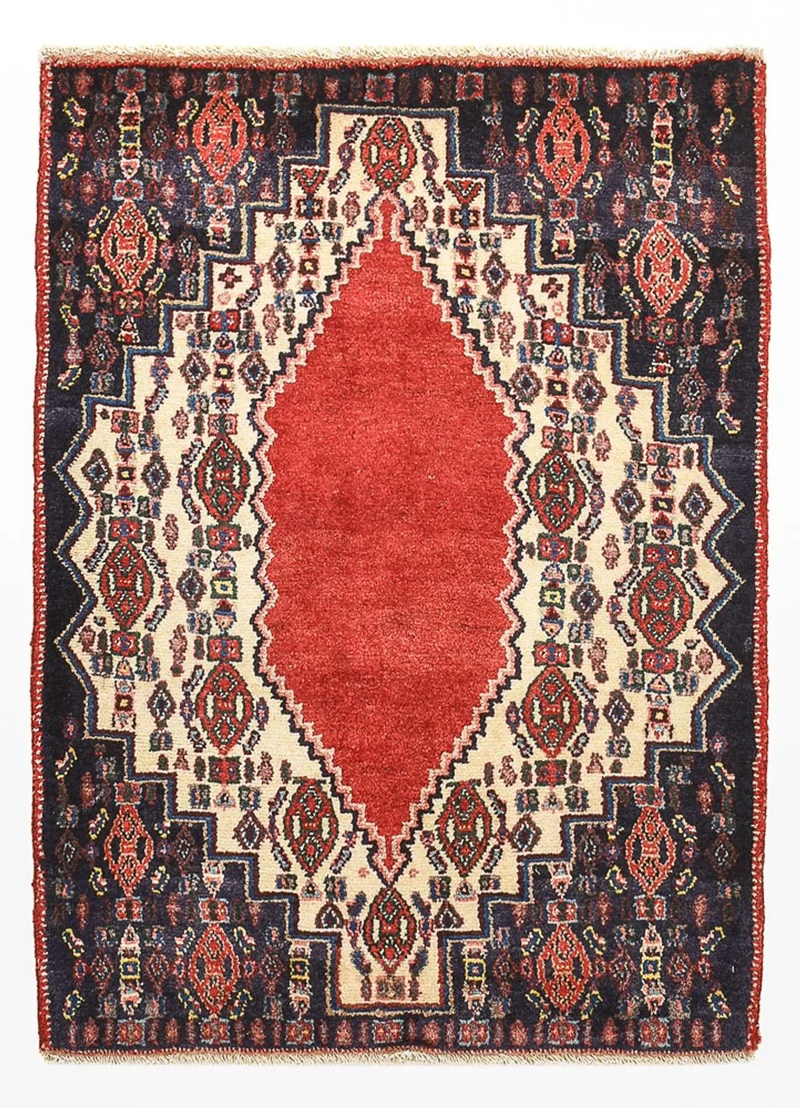 Perserteppich - Nomadic - 63 x 83 cm - rot