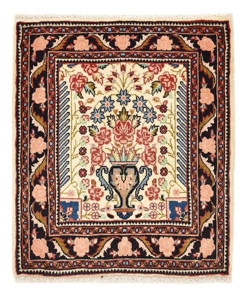 Perserteppich - Nomadic quadratisch - 57 x 65 cm - mehrfarbig