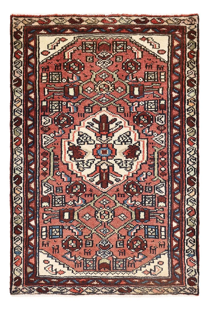 Perserteppich - Nomadic - 67 x 97 cm - hellrot