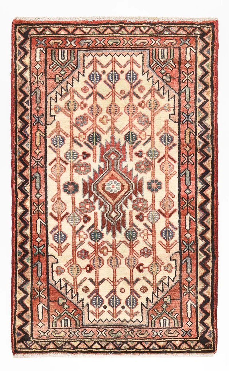 Perserteppich - Nomadic - 62 x 101 cm - hellrot