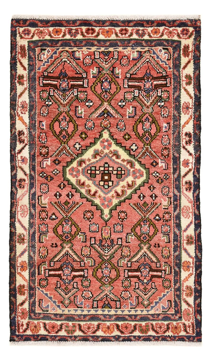 Perserteppich - Nomadic - 63 x 102 cm - hellrot
