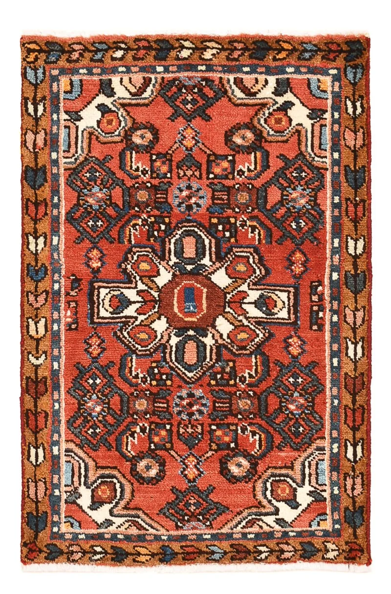 Perserteppich - Nomadic - 50 x 75 cm - rot