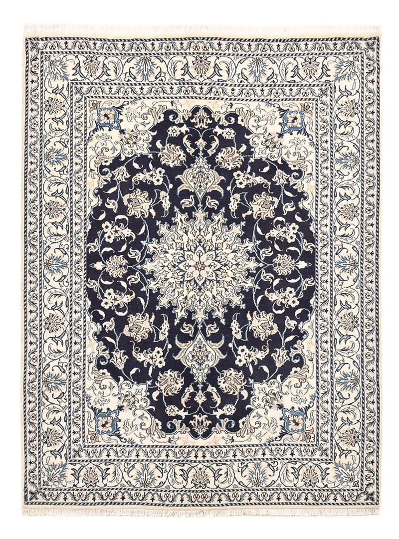 Perserteppich - Nain - 149 x 198 cm - dunkelblau
