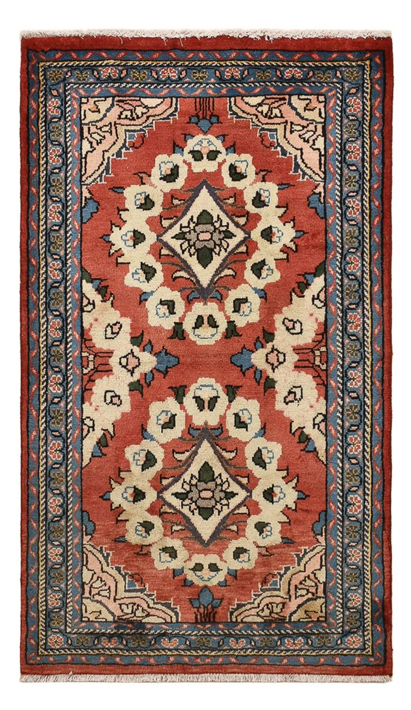 Perserteppich - Nomadic - 80 x 133 cm - rot