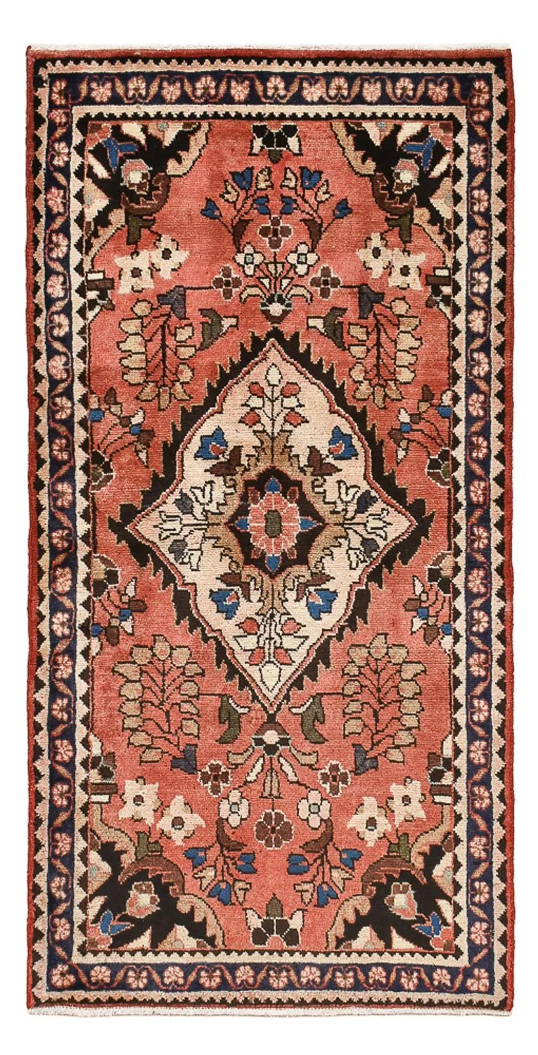Perserteppich - Nomadic - 79 x 153 cm - hellrot