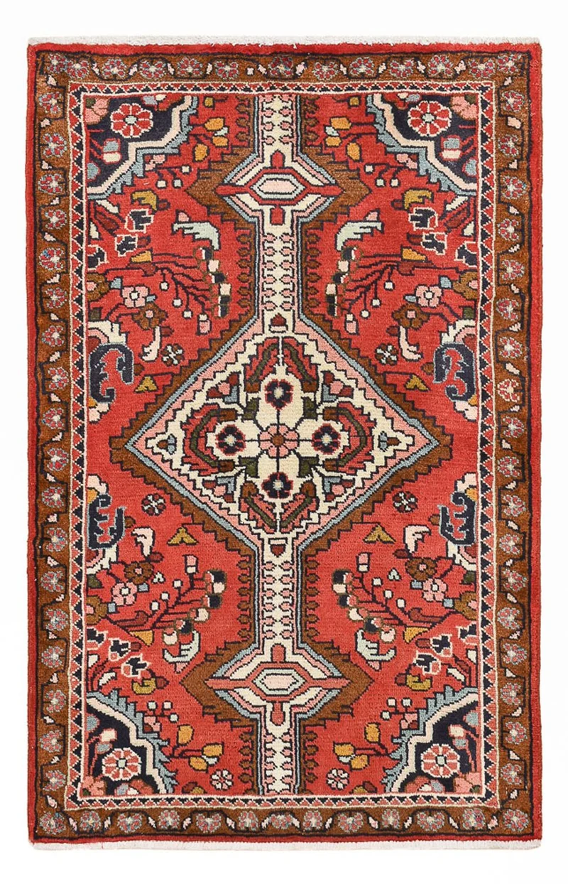 Perserteppich - Nomadic - 76 x 107 cm - rot