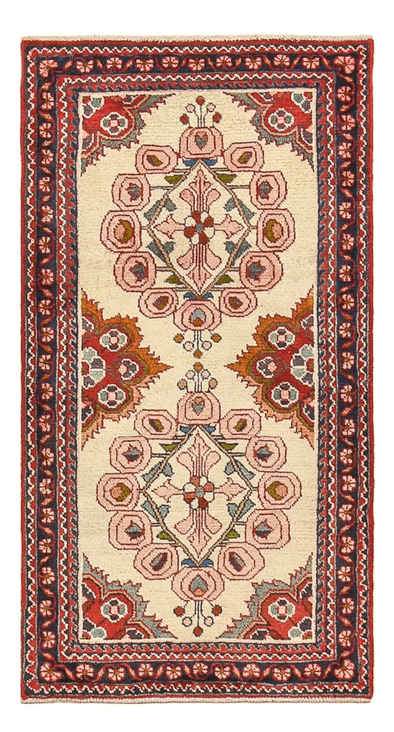 Perserteppich - Nomadic - 68 x 128 cm - beige