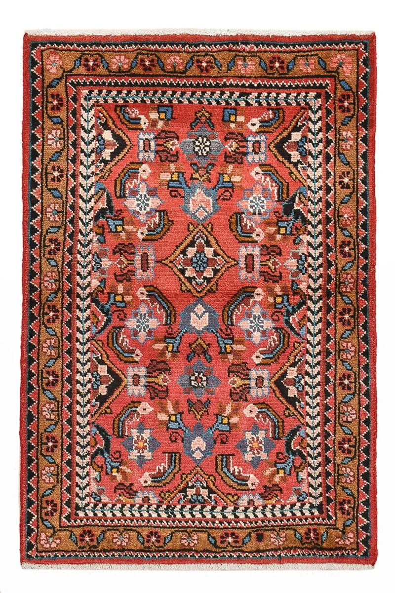 Perserteppich - Nomadic - 70 x 107 cm - hellrot