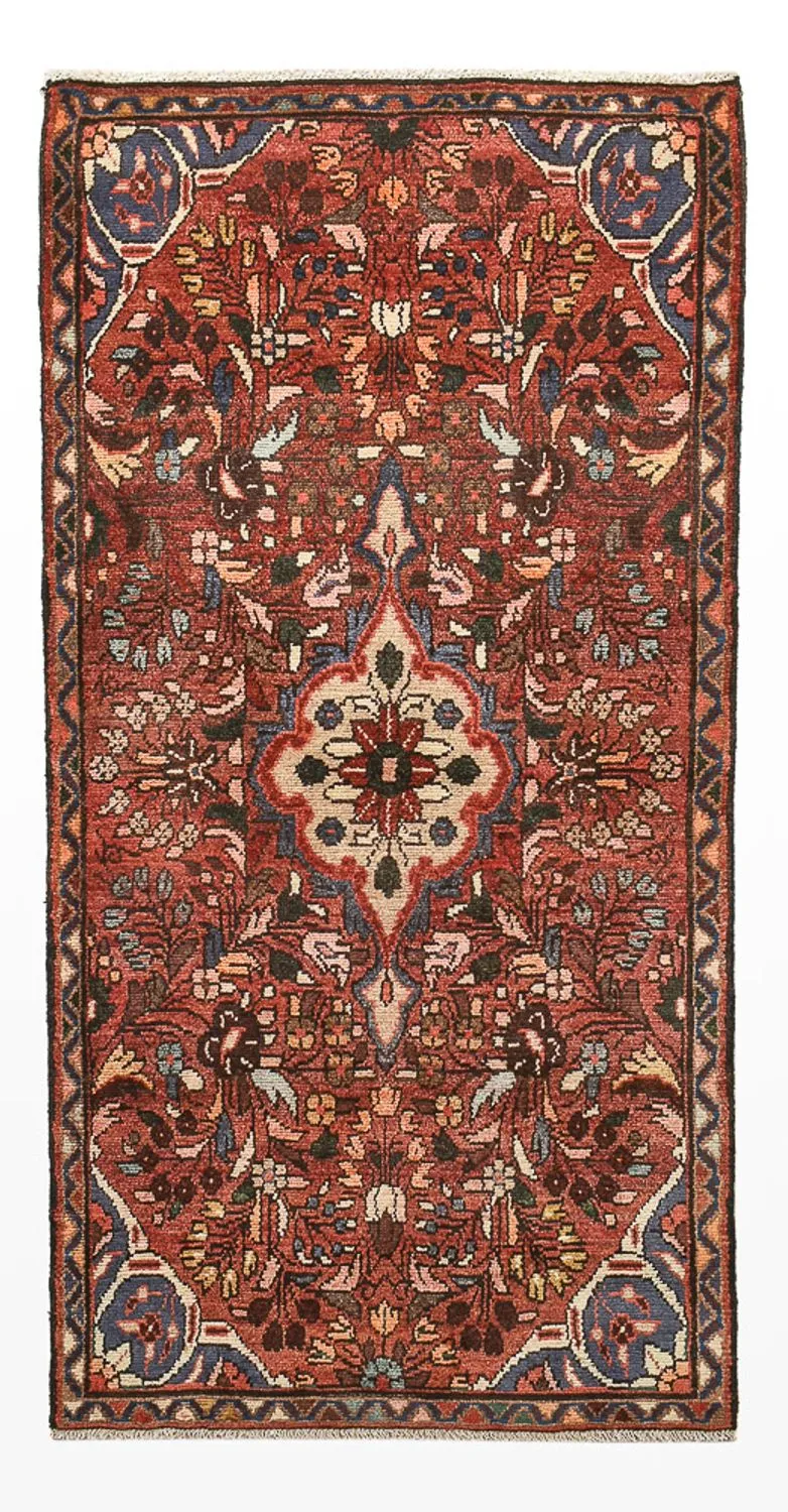 Perserteppich - Nomadic - 75 x 153 cm - rot