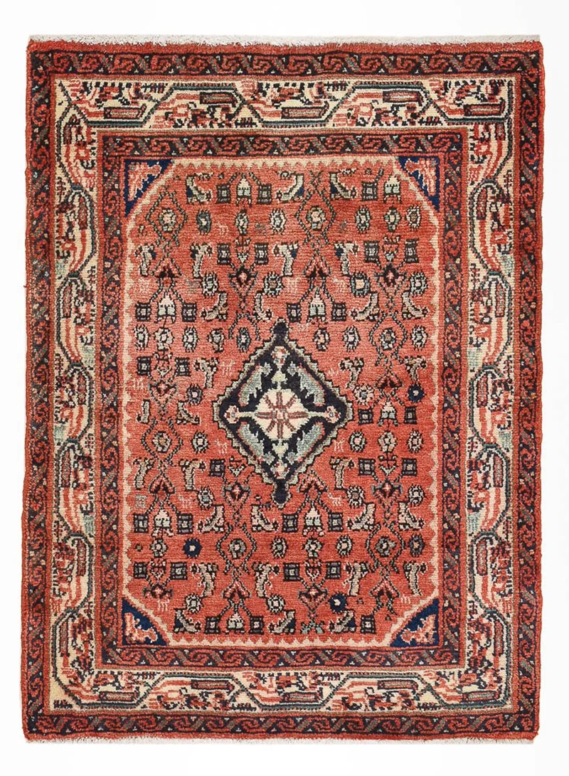Perserteppich - Nomadic - 75 x 102 cm - hellrot
