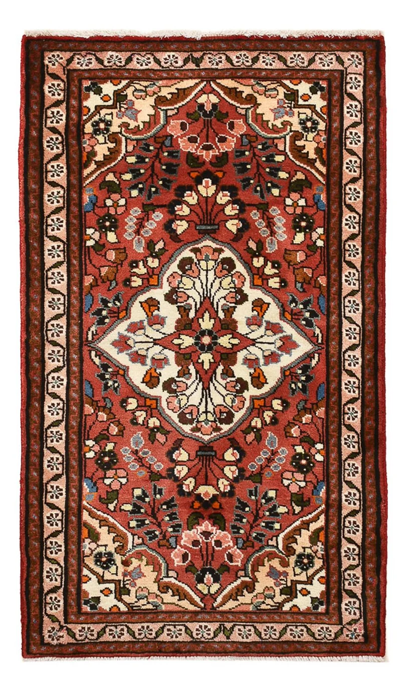Perserteppich - Nomadic - 76 x 136 cm - dunkelrot