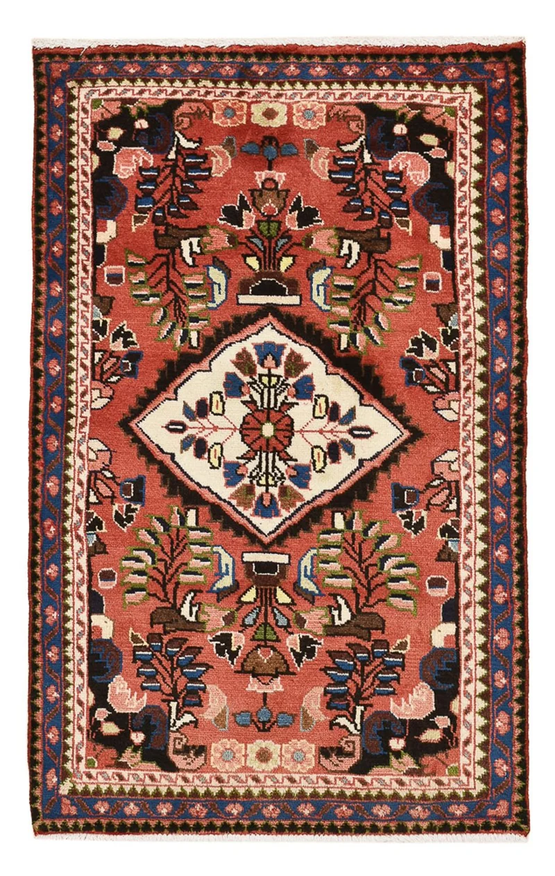 Perserteppich - Nomadic - 67 x 110 cm - hellrot