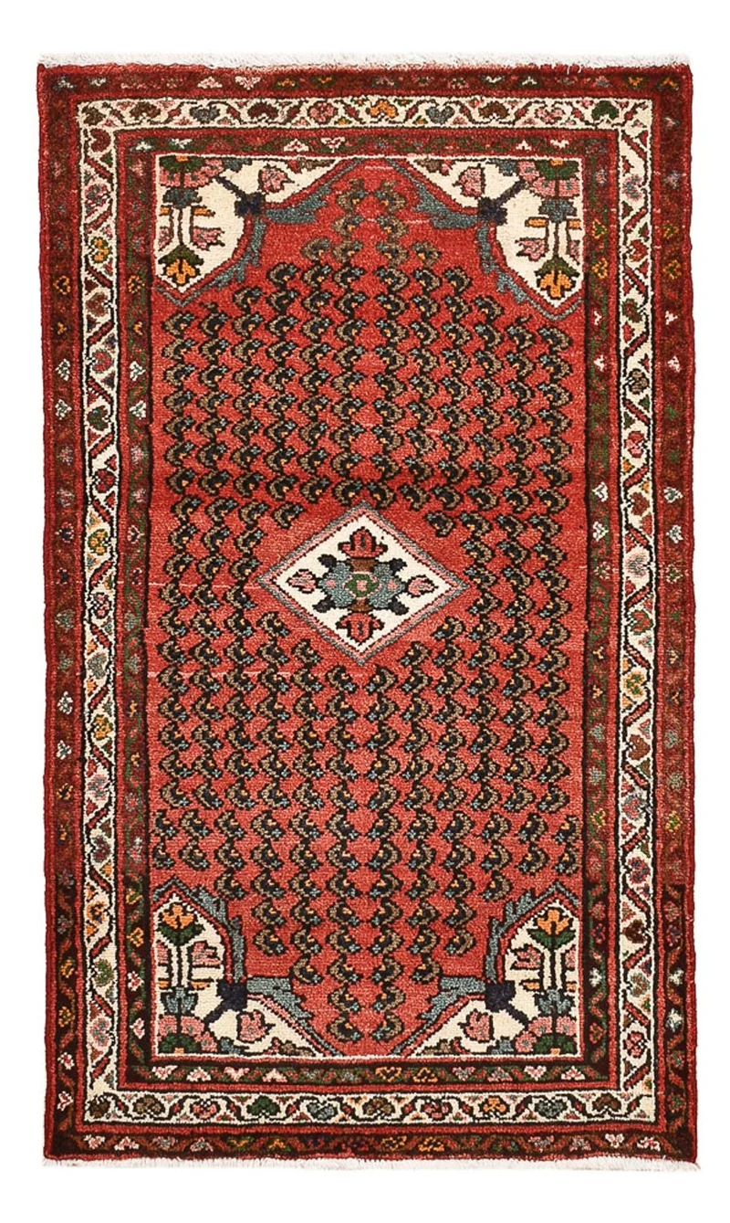 Perserteppich - Nomadic - 65 x 110 cm - rot
