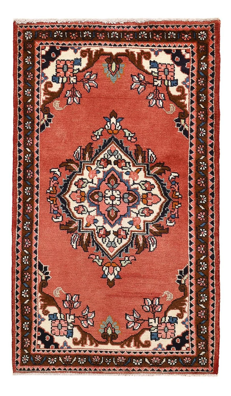 Perserteppich - Nomadic - 70 x 125 cm - rot