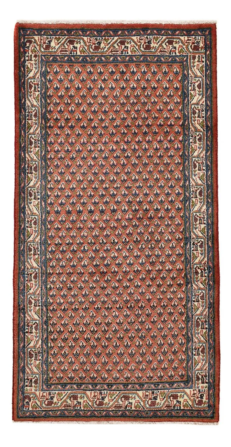 Perserteppich - Mir - 68 x 139 cm - dunkelrot