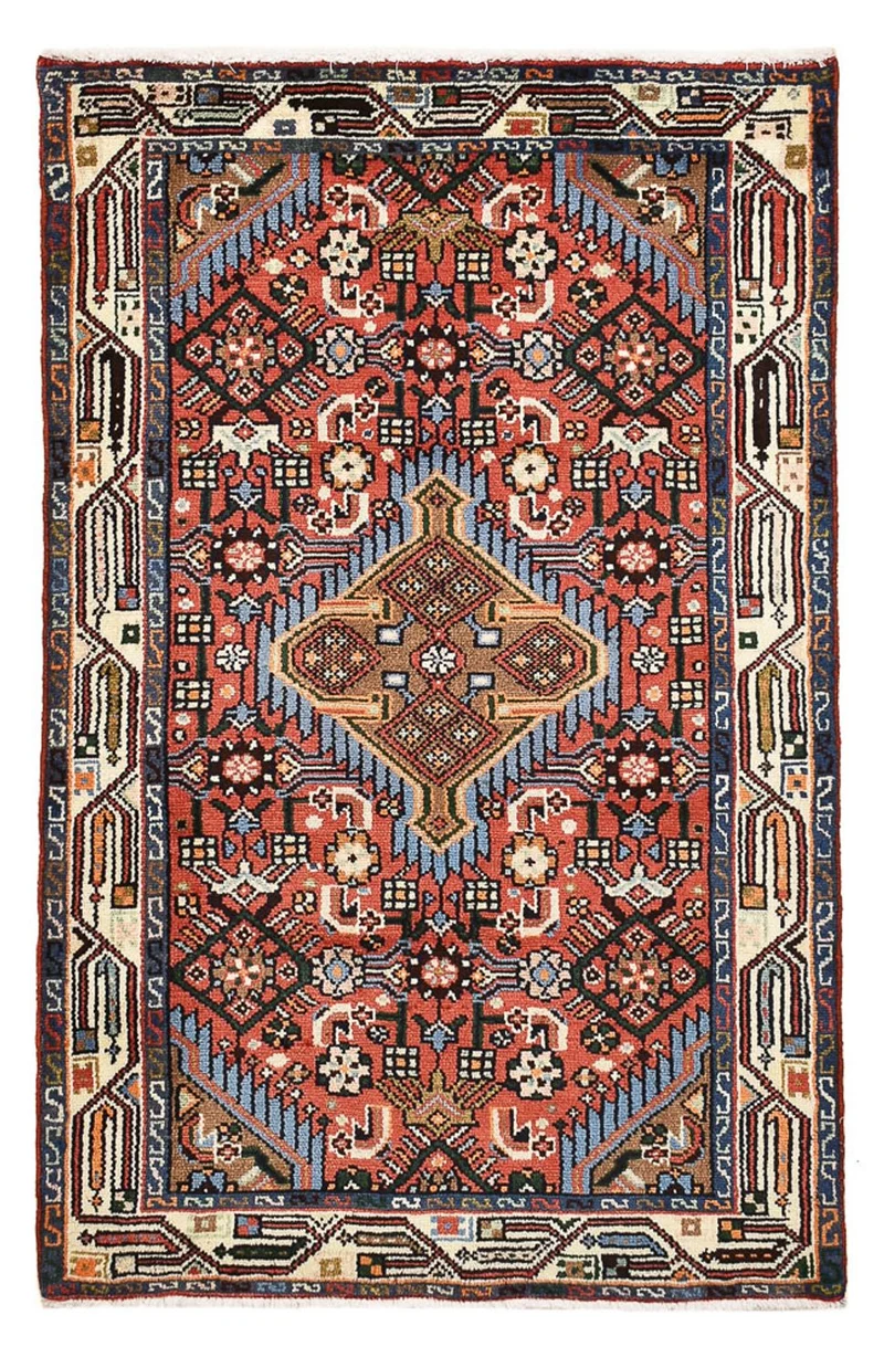 Perserteppich - Nomadic - 80 x 130 cm - mehrfarbig