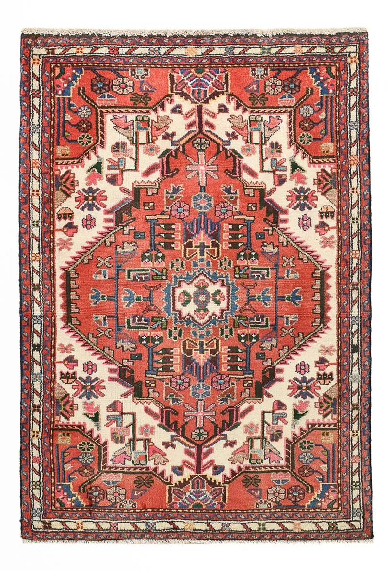 Perserteppich - Nomadic - 76 x 113 cm - hellrot