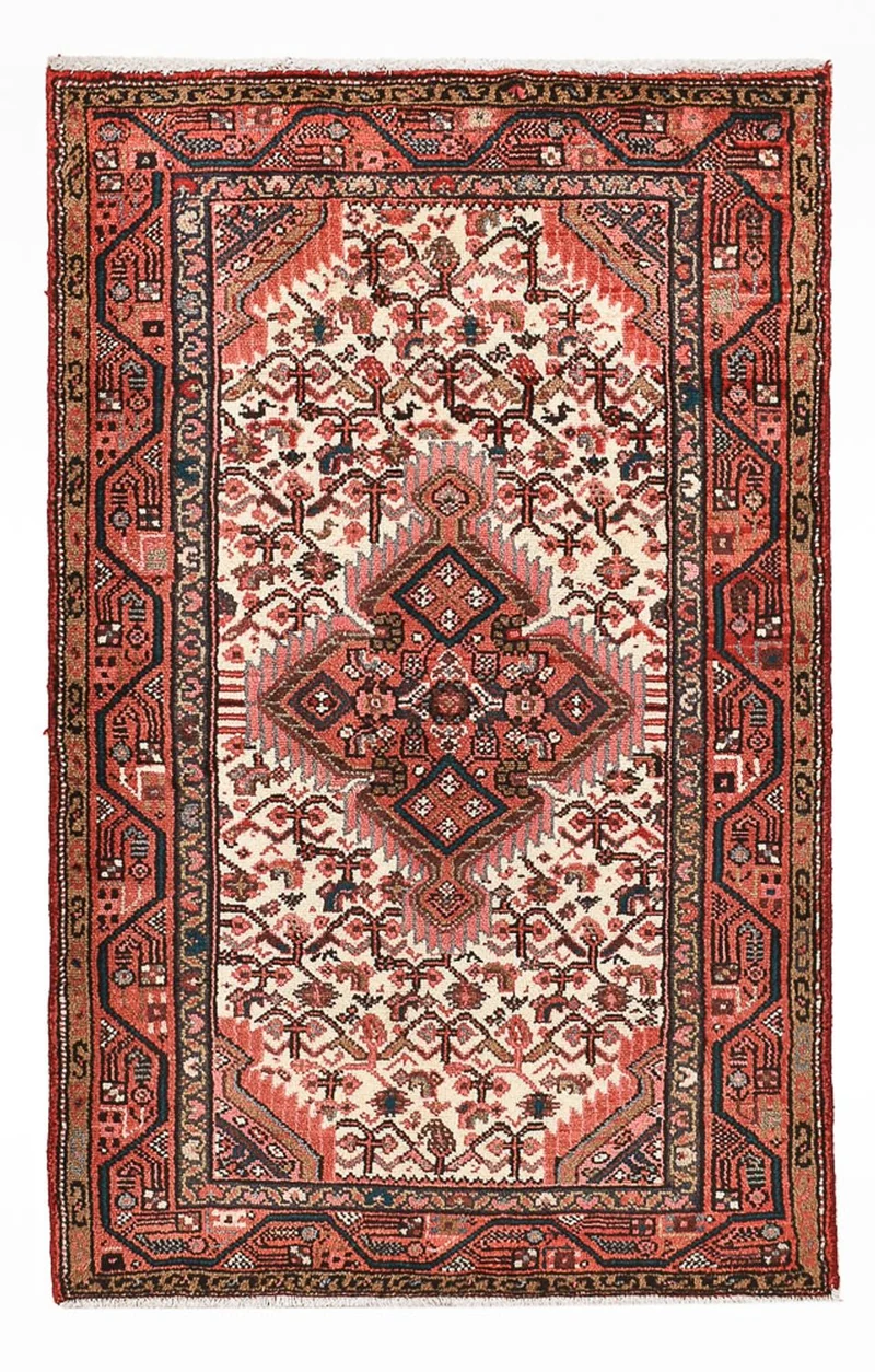 Perserteppich - Nomadic - 73 x 120 cm - hellrot