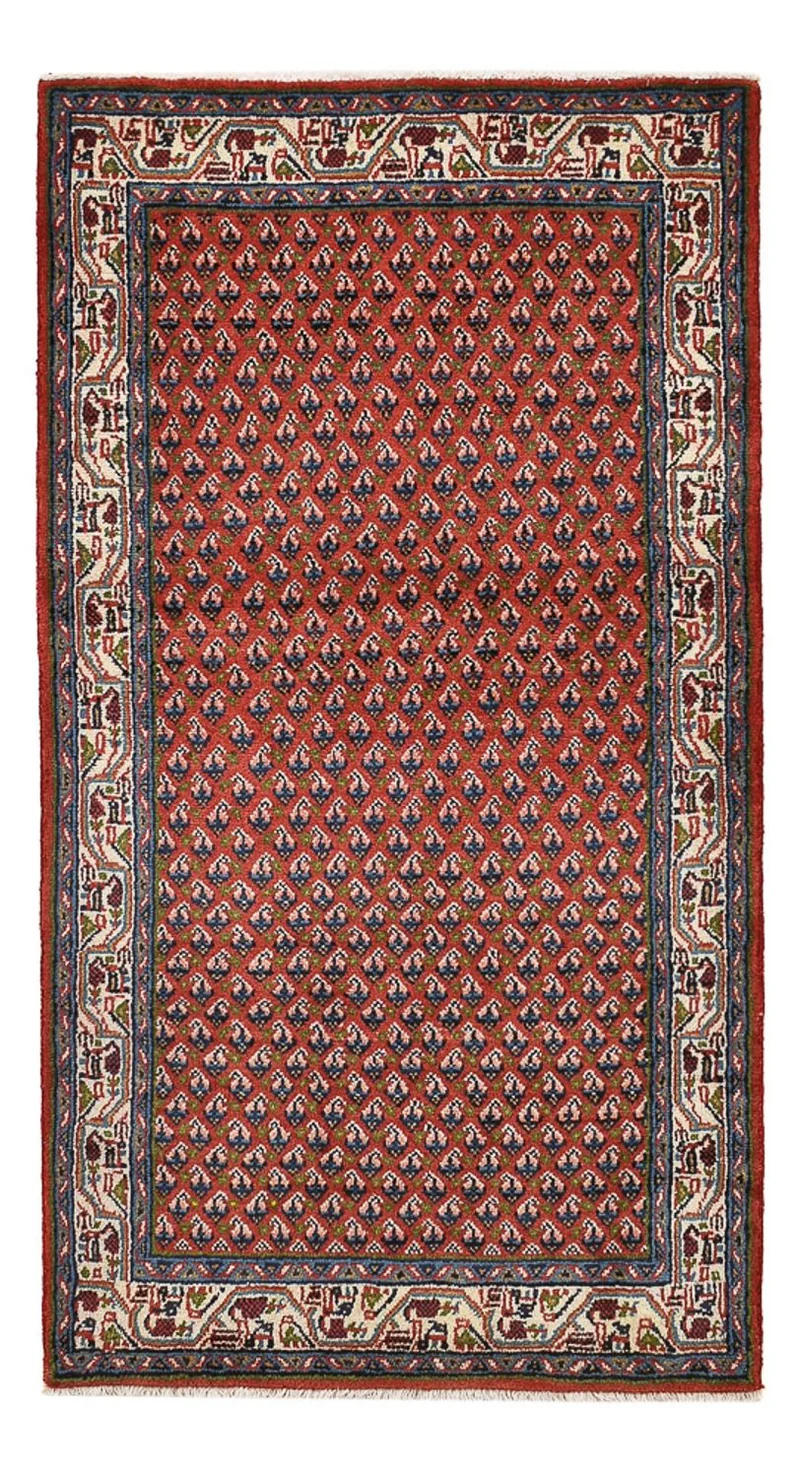 Perserteppich - Mir - 69 x 132 cm - dunkelrot