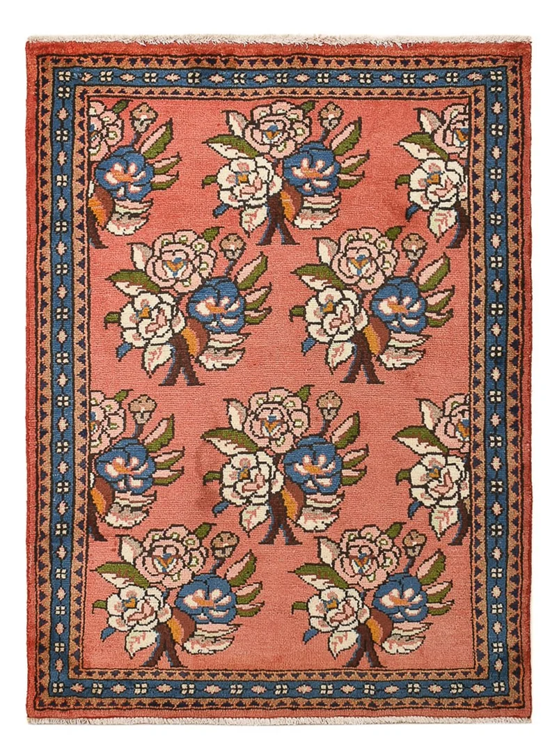 Perserteppich - Nomadic - 79 x 110 cm - hellrot