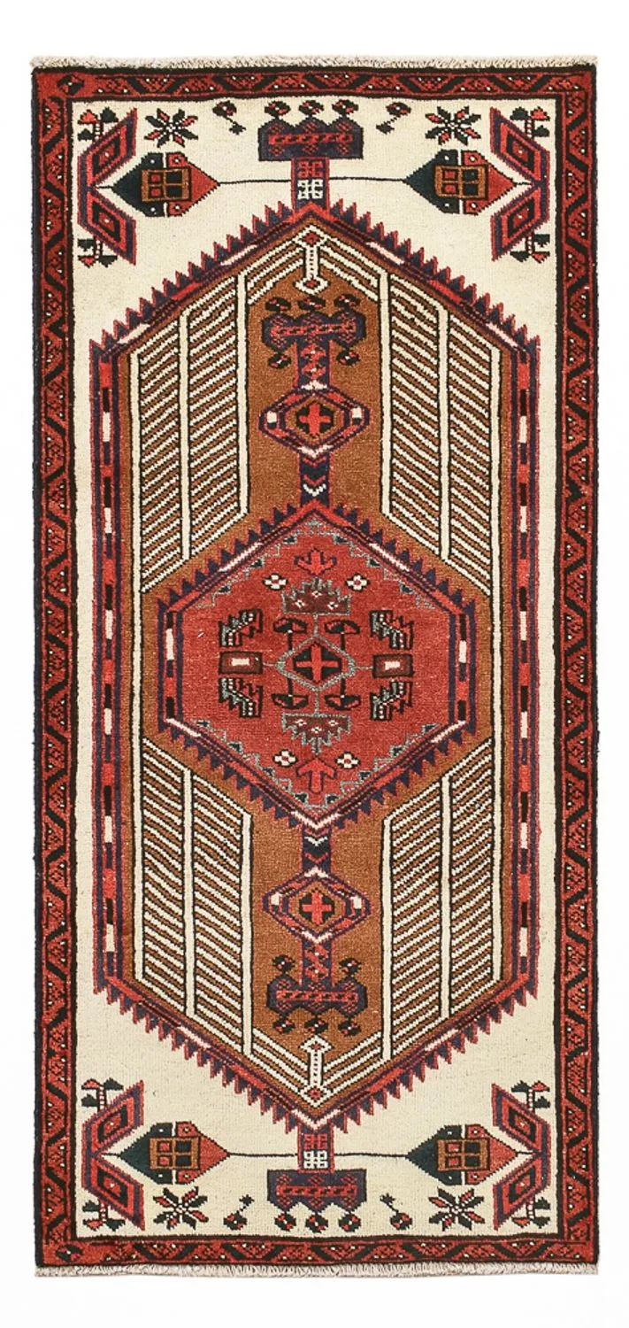 Perserteppich - Täbriz - 69 x 140 cm - mehrfarbig
