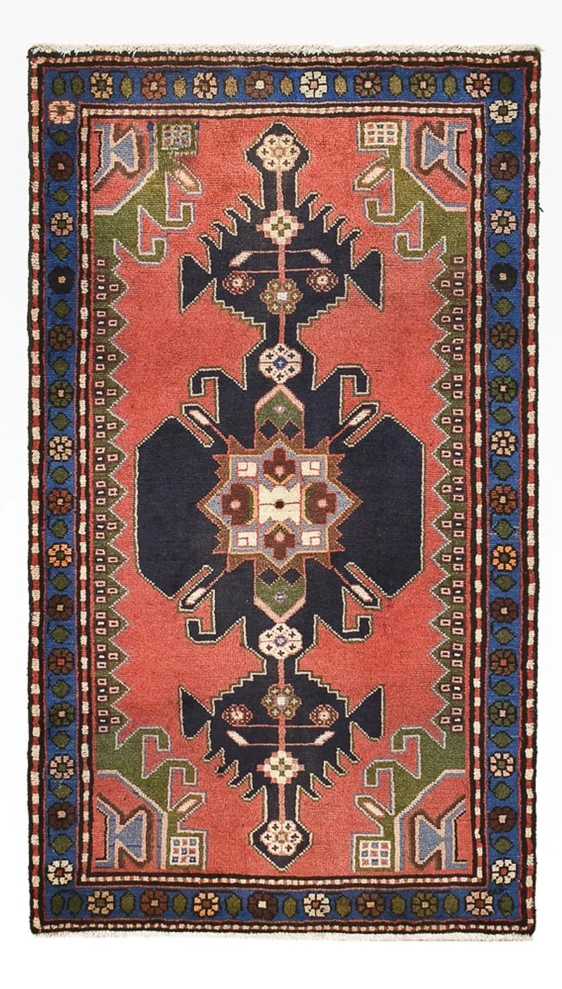 Perserteppich - Nomadic - 71 x 128 cm - rot