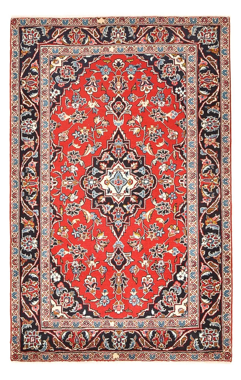 Perserteppich - Keshan - 93 x 150 cm - rot