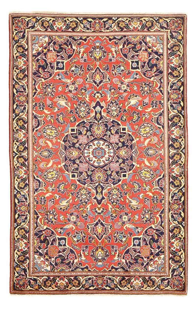 Perserteppich - Keshan - 101 x 163 cm - hellrot