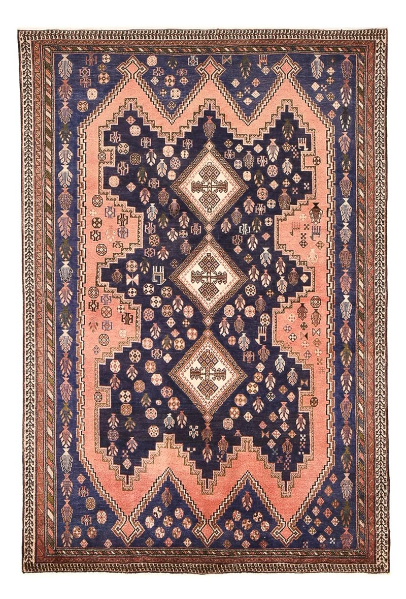Perserteppich - Nomadic - 161 x 241 cm - rosa