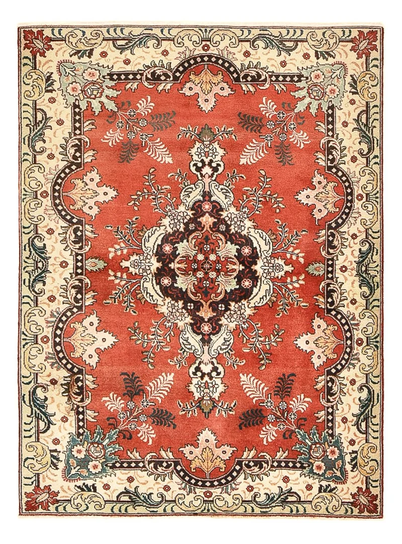 Perserteppich - Täbriz - 134 x 183 cm - rot