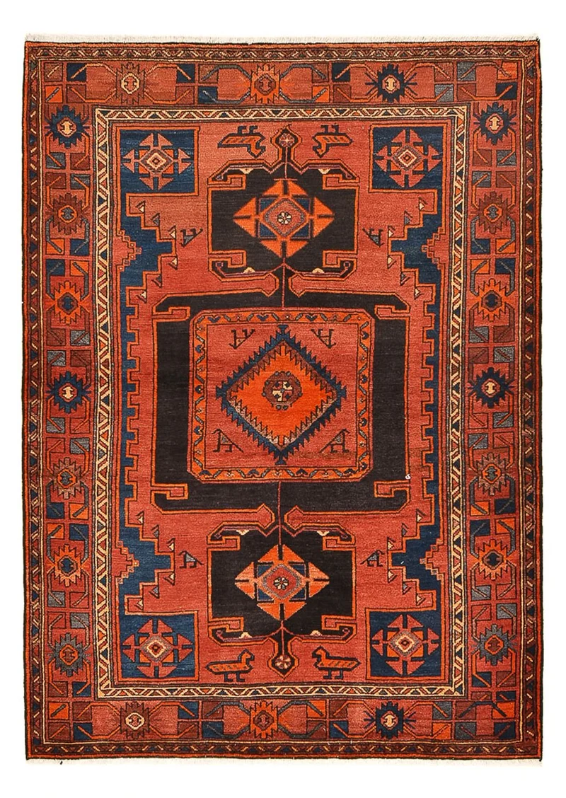 Perserteppich - Bidjar - 146 x 202 cm - rot