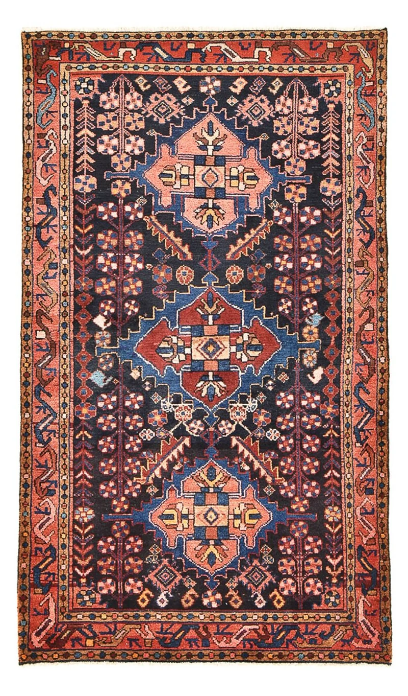 Perserteppich - Nomadic - 107 x 187 cm - dunkelblau