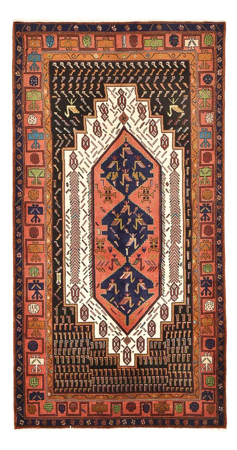 Läufer Perser - Nomadic - 147 x 283 cm - mehrfarbig