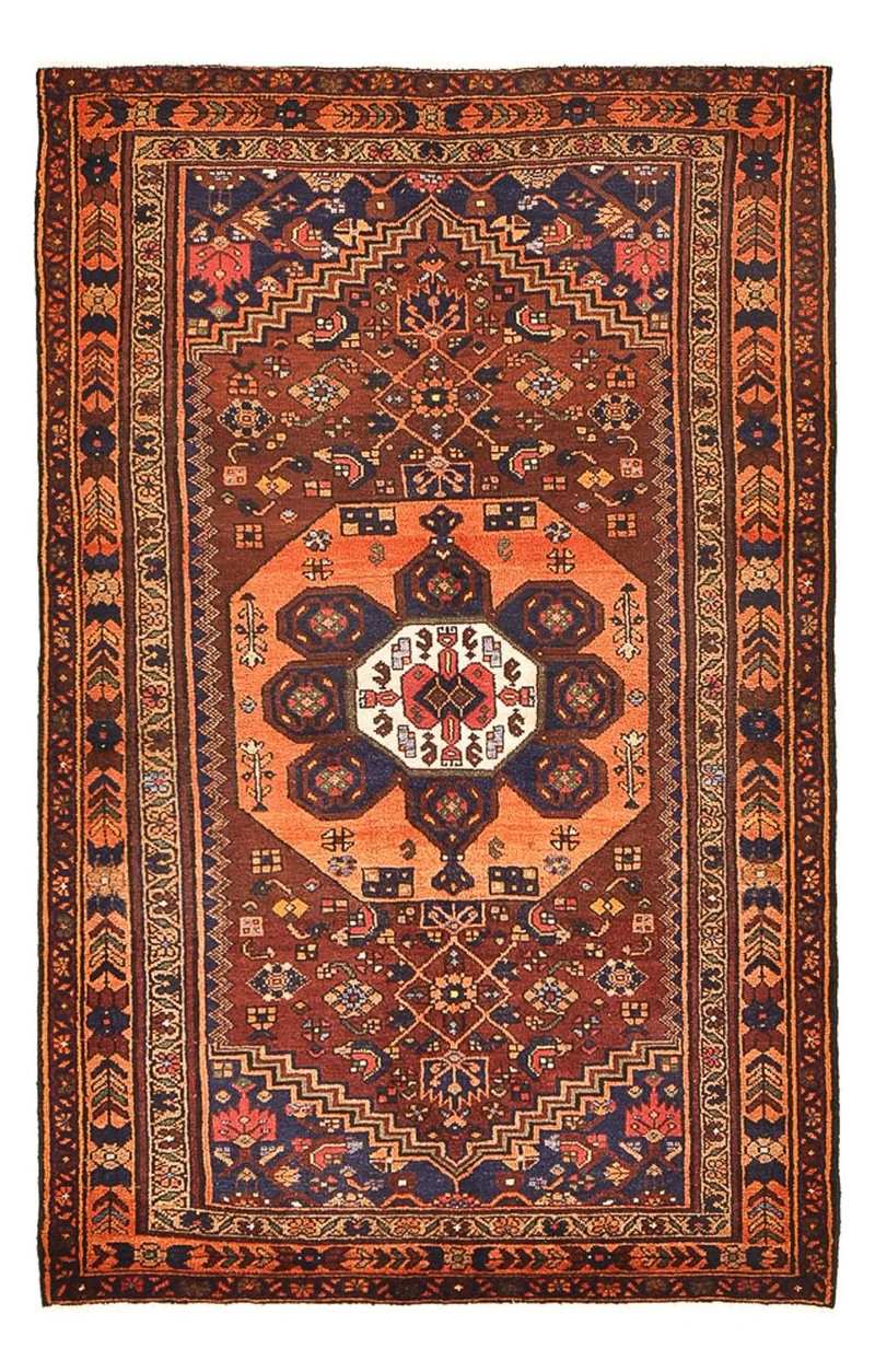 Perserteppich - Bidjar - 130 x 210 cm - dunkelrot