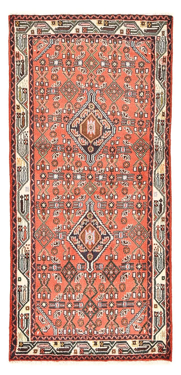 Perserteppich - Nomadic - 81 x 172 cm - hellrot